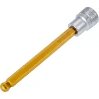 Hazet Dopsleutelbit 8801KK-8 · 3/8 inch (10 mm) vierkant hol · Binnen-zeskant-profiel · SW 8 mm