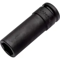 Hazet Krachtdopsleutel 901SLG-19 · 1/2 inch (12,5 mm) vierkant hol · Buiten-zeskant-tractieprofiel · SW 19 mm