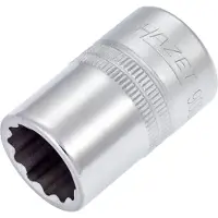 Hazet Dopsleutel 900AZ-5/8 · 1/2 inch (12,5 mm) vierkant hol · Buitentwaalfkant tractieprofiel · SW 5/8?