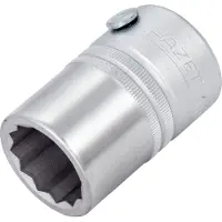 Hazet Dopsleutel 1000Z-22 · 3/4 inch (20 mm) vierkant hol · Buitentwaalfkant profiel · SW 22 mm