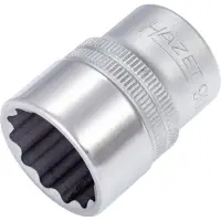 Hazet Dopsleutel 900Z-21 · 1/2 inch (12,5 mm) vierkant hol · Buitentwaalfkant tractieprofiel · SW 21 mm