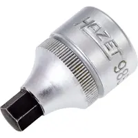 Hazet Dopsleutelbit 985-8 · 1/2 inch (12,5 mm) vierkant hol · Binnen-zeskant-profiel · SW 8 mm