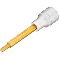 Hazet Dopsleutelbit 986L-5 · 1/2 inch (12,5 mm) vierkant hol · Binnen-zeskant-profiel · SW 5 mm