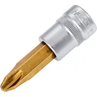 Hazet Dopsleutelbit 8806-PH4 · 3/8 inch (10 mm) vierkant hol · Kruiskop profiel PH · SW PH4