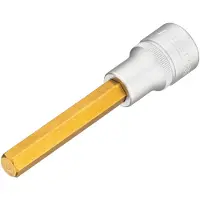 Hazet Dopsleutelbit 986L-10 · 1/2 inch (12,5 mm) vierkant hol · Binnen-zeskant-profiel · SW 10 mm