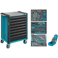 Hazet 179NX-8/228 Werkplaatswagen Kleur (specifiek): Zwart, Blauw