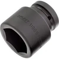 Hazet Krachtdopsleutel 1100S-46 · 1 inch (25 mm) vierkant hol · Buiten-zeskant-profiel · SW 46 mm