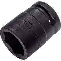Hazet Krachtdopsleutel 900S-21 · 1/2 inch (12,5 mm) vierkant hol · Buiten-zeskant-tractieprofiel · SW 21 mm