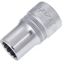 Hazet Dopsleutel 900Z-12 · 1/2 inch (12,5 mm) vierkant hol · Buitentwaalfkant tractieprofiel · SW 12 mm