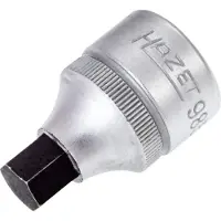 Hazet Dopsleutelbit 985-10 · 1/2 inch (12,5 mm) vierkant hol · Binnen-zeskant-profiel · SW 10 mm