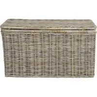 OZAIA Opbergruimte van kubu TIMGAD - L100 x D55 x H55 cm - Natuurlijk Grijs