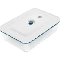 Zwilling Fresh & Save Rechthoekige Container 2 2 l Transparant Wit 1 artikel(en), Opbergblikken, Wit, Transparant