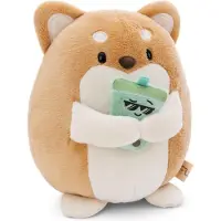 Mymochi knuffel hond Hiro 16cm bubble tea cadeauverpakking pluche speelgoed.