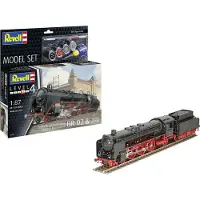 Revell Modelbouwpakket Militaire voertuigen - 62171 Express locomotive BR 02 - Tender 2'2'T30 - Model Set Plastic - 1:87 - Modelbouw