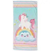 Good Morning Kinder Strandlaken Velours Sweety 75x150cm - multi