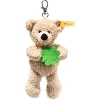 Steiff Knuffeldier Fynn Teddybeer, schattig knuffeldier met kunststof ogen, kinderen, jongens en meisjes, zachte knuffelvrienden, pluche dier 40 cm, beige, 111679 : Steiff