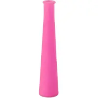 J-Line Vase tube glass neon pink