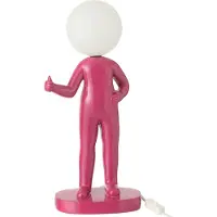 J-Line Tafellamp duim hars fuchsia