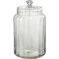 Jline Voorraadpot elia glas transparant large