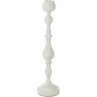 J-Line Kaarshouder monarchy metaal wit large