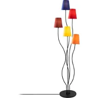 Opviq Fulgor vloerlamp | metalen frame | stoffen kap | veelkleurig