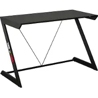 Skye Decor Woody Fashion Gaming Desk | 30 mm dik | Zwart.