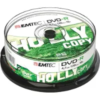 Emtec DVD-R 25 stuks in cakebox