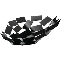Alessi La Stanza dello Scirocco fruitschaal 41,5 x 37,5 cm rvs zwart