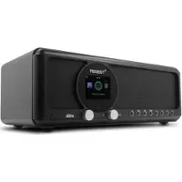 Ferguson Internet radio i351s+ zwart met BT Zender | Basreflex | Spotify Connect FM-| DAB+ |Tweerichtings BT | USB