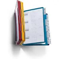 Durable Wandhouder | 20 zichtpanelen met profielframef. | 1 stuk - 551200 551200