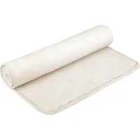 Yogistar Yogamat natuur (schapenwol) omzoomd 100x200cm Fitnessmat YOGISTAR