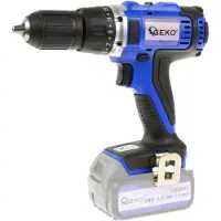 GEKO Boormachine + slagboor, Accuschroevendraaier, 18V, 45Nm, zonder accu en lader (Oplaadbare batterij)
