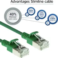 ACT DC7703, 3 meter, Cat6a, U/FTP (STP), RJ-45, RJ-45, groen