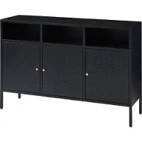En.casa Commode Janakkala dressoir 119x35x80 cm zwart []