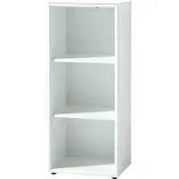 Germania Gemelamineerde spaanplaat Boekenkast 2 Planken 500 x 370 x 1.200 mm Wit