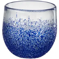 J-Line Theelichthouder glas blauw