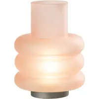 Jline Ledlamp ringen glas roze