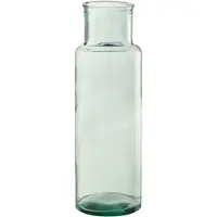 J-Line Vaas cilinder gerecycleerd glas small