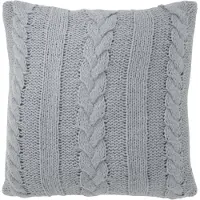 Jline Kussen twist polyester grijs