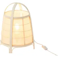 J-Line Lamp rya cotton/bamboo white small