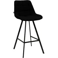 Kick Collection barkruk Reza - zwart