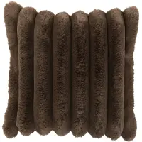 Jline Kussen large corduroy polyester chocolade