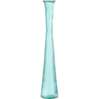 J-Line Vase tube glass aqua