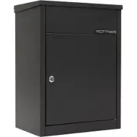 Rottner Pakketbrievenbus Nathan 500 Zwart |53,5x38x25cm|