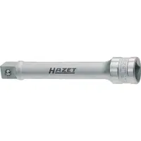 Hazet Verlengstuk 917-5 · 1/2 inch (12,5 mm) vierkant hol · 1/2 inch (12,5 mm) vierkant massief · Lengte: 123 mm