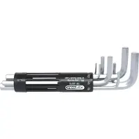 Ks Tools 151.2070 Inbus Inbusschroevendraaier 5/64 inch, 3/32 inch, 1/8 inch, 5/32 inch, 3/16 inch, 1/4 inch, 5/16 inch, 3/8 inch 8-delig