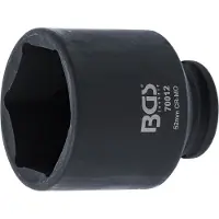 Bgs Power Socket Zeskant Drive Vierkantaandrijving 12,5 mm (1/2") SW 52 mm (1/2", 52 mm)