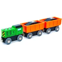 Hape houten dieselgoederentrein