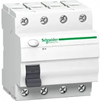 Schneider FI stroomonderbreker, Aardlekschakelaar ID K, 4P, A9Z01463