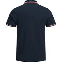 Jack & Jones Shirt 'JJEPaulos' donkerblauw / rood / wit